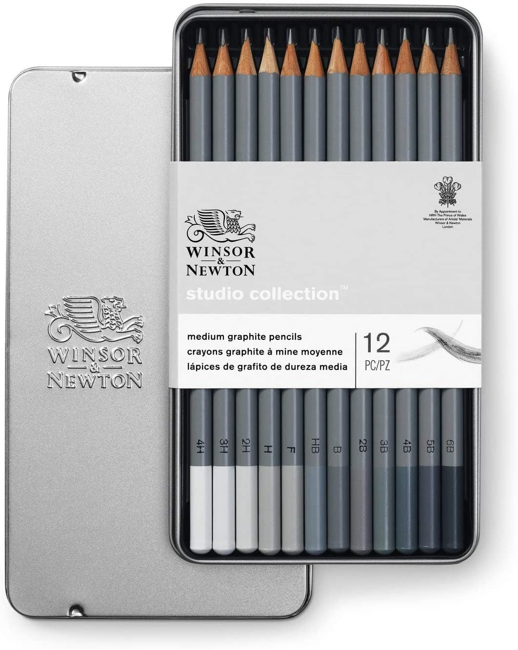 Graphite Drawing Pencils, Set of 12