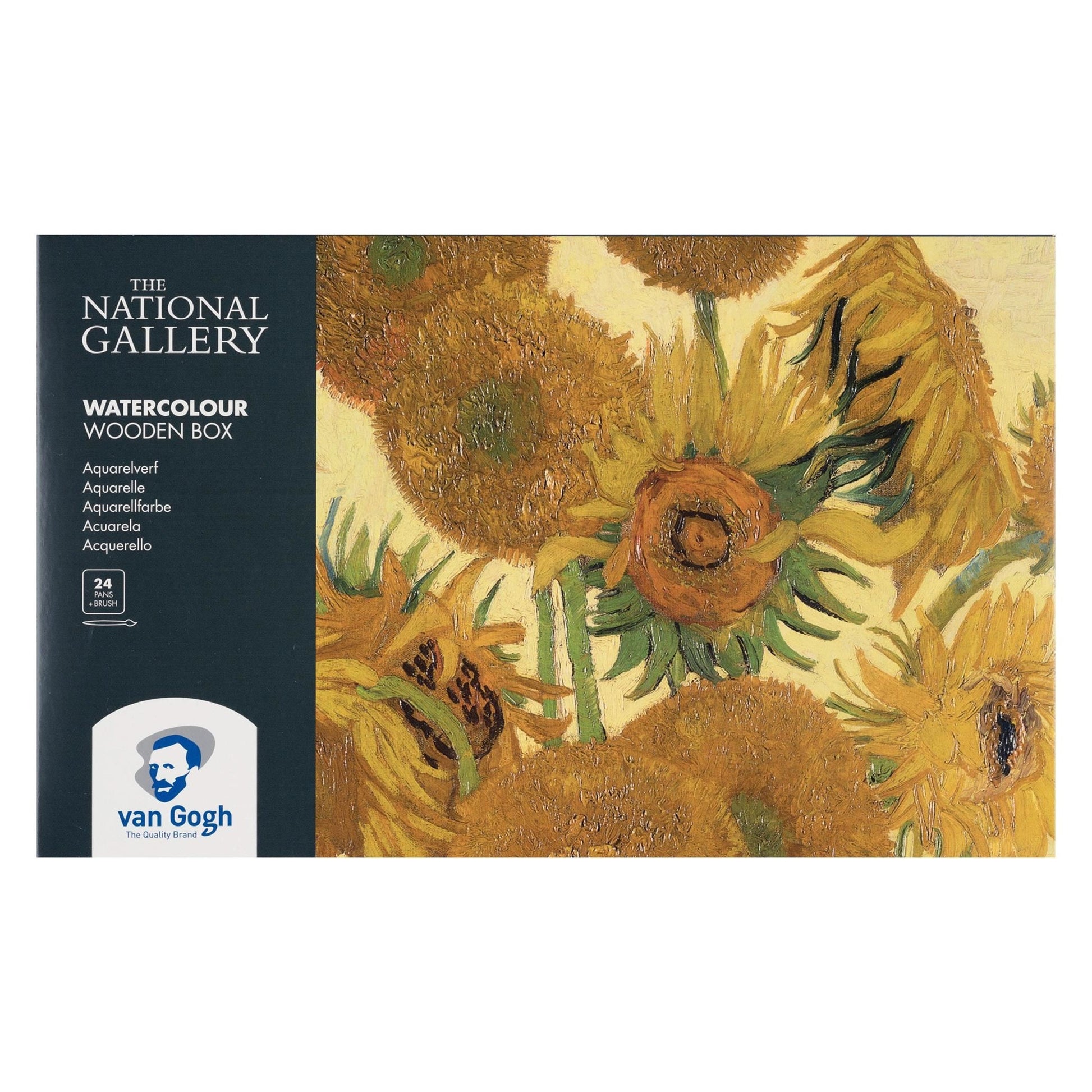 Royal Talens : Van Gogh : Watercolour Paint : Half Pan : Set of 24 - Van  Gogh : Watercolour Paint - Van Gogh - Brands